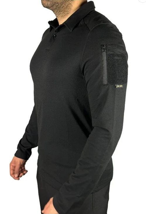 Akıncılar Outdoor Akn Polo Yaka Yaka Uzun Kollu Taktik Sweatshırt AKNPYUK