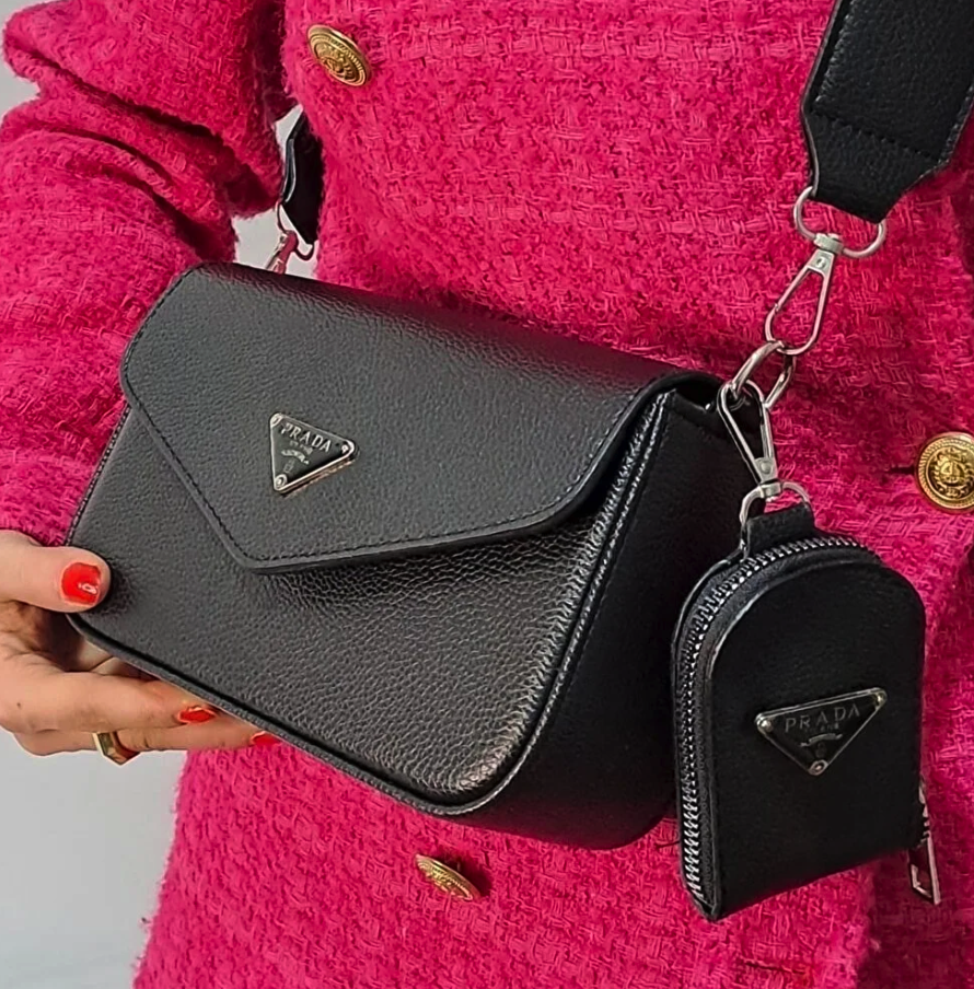 ALTUNAY Women's Black Linda Shoulder Bag